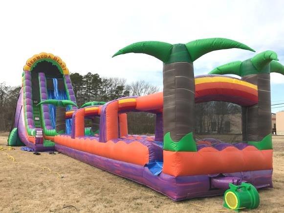 NEW! 27 ft Bermuda Blast waterslide NEW! 27 ft Bermuda Blast waterslide